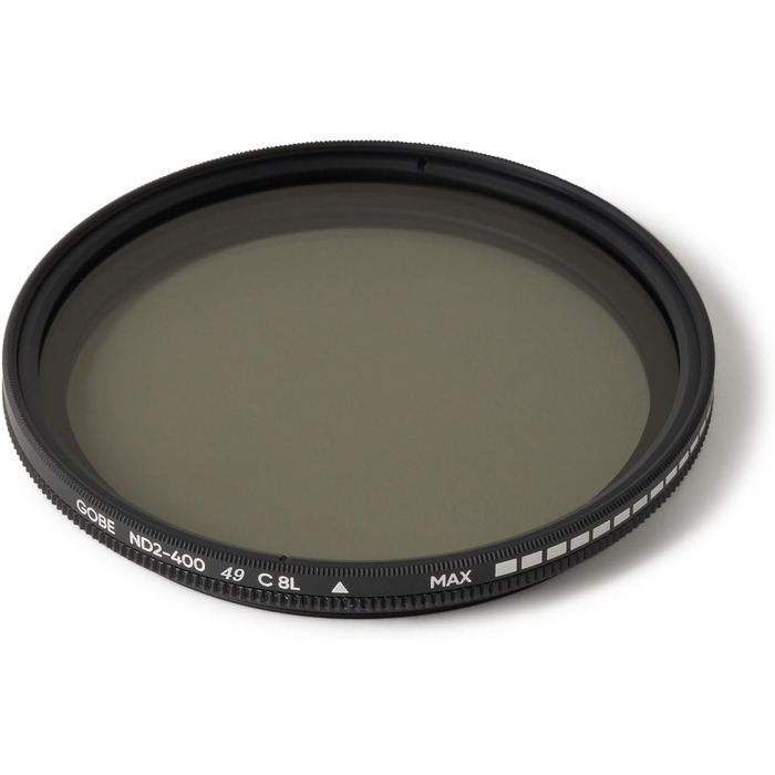 Гобе NDX 49mm Variabler Графільтр ND2-400 ND Filter (1Peak) Чорний