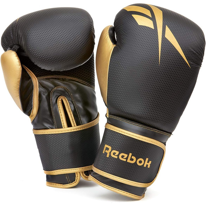 Боксерські рукавички Reebok 10oz Gold/Black