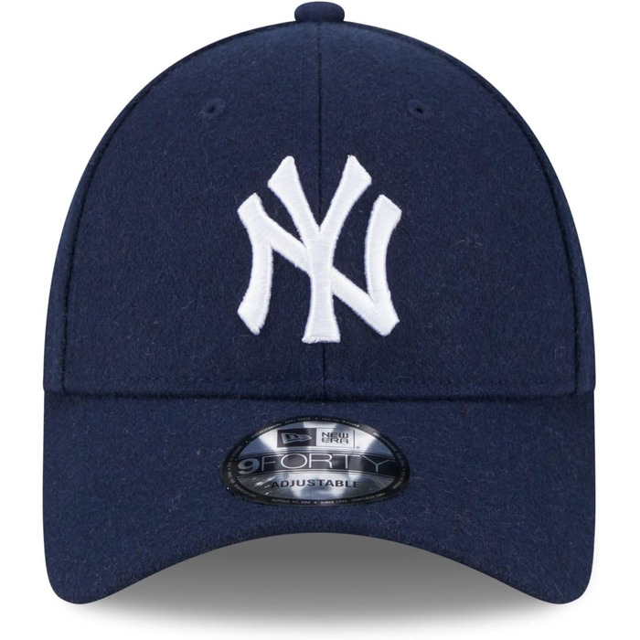 Кепка бейсболка New Era MLB Melton Wool 9Forty New York Yankees, синя