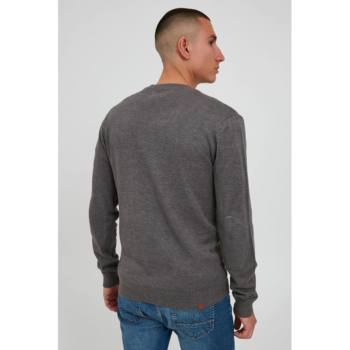 Кардиган чоловічий Bend BHennard Herren з в'язаного полотна з V-подібним вирізом, на ґудзиках, з бавовняної суміші, Regular fit, колір Pewter Mix (70817)