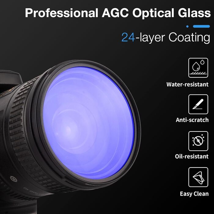 Фільтр Nostaltone 77 мм для камери: Retro Gold, тепле м'яке освітлення, ефект ностальгії, теплий вінтажний ефект