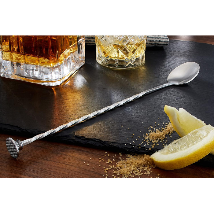 BarVin Ложка для коктейлів та барів (нержавіюча сталь)