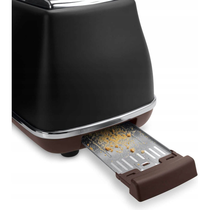 Тостер De'Longhi CTOV 2103.BK, чорний, 900 Вт