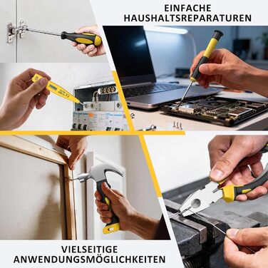 Набір інструментів Sundpey 170 предметів з акумуляторним дрилем-шуруповертом 21V, універсальний для дому, будівельні та ремонтні роботи