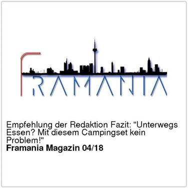 Набір посуду для кемпінгу Semptec Urban Survival Technology: 6-ти частинний набір з нержавіючої сталі з приборами