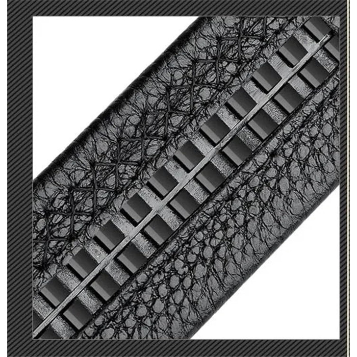 Чоловічий шкіряний ремінь Automatik з регулюванням, 10-120 см. Підходить для джинсів