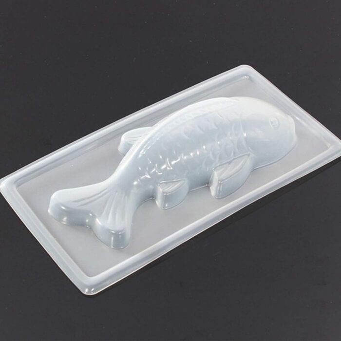 Форма для желе та шоколаду EORTA 3D, 3 шт, рибки, прозорий PP, для цукерок, мусу, мастики, декору тортів, рукоділля