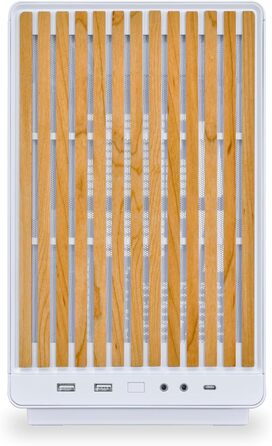 Корпус Lian Li DAN Cases A3 Wood Edition для ПК Micro-ATX з дерева Бук, білий Micro-Tower, ігровий корпус, корпус для ПК білий