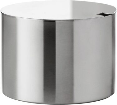 Stelton Arne Jacobsen Цукорниця Cylinda-line з кришкою - нержавіюча сталь, 0.2 л