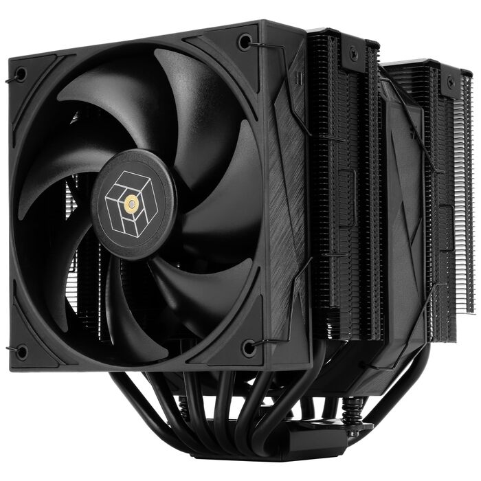 Кулер для процесора Thermalright Royal Pretor 130 Ultra White, двовежевий повітряний охолоджувач, 7 теплових трубок, сумісність з AM4/AM5, Intel LGA1851/1700/115x/2011, білий