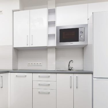 Мікрохвильова піч CATA MC 20 IX Inox: 20л, нержавіюча сталь, гриль 1000W, самостійне розморожування, таймер, ширина 60 см