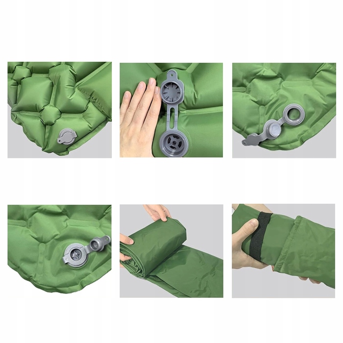 Самонадувний туристичний матрац Trek, 5 см, з ножною помпою