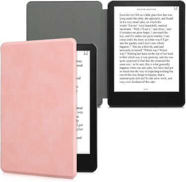 Чохол kwmobile для Amazon Kindle Paperwhite 11 (2021) - з штучної шкіри, захисний чохол для eReader, рожевий
