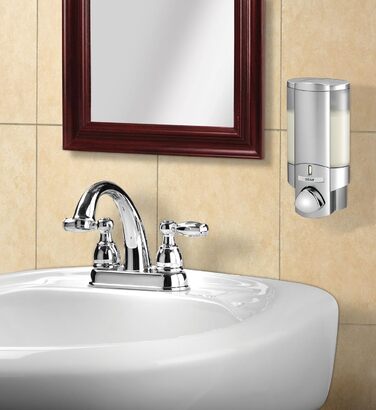 Дозатор мила Better Living Aviva для 1 флакона, сатиновий срібло, 1-камерний