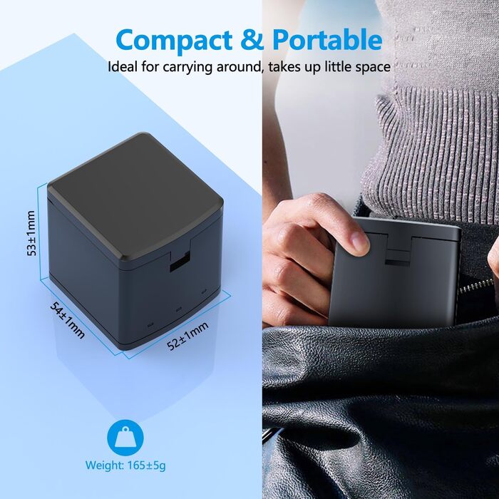 Зарядний пристрій Melasta для GoPro Hero 12/11/10/9 серії (3 акумулятори + 1 зарядний пристрій)