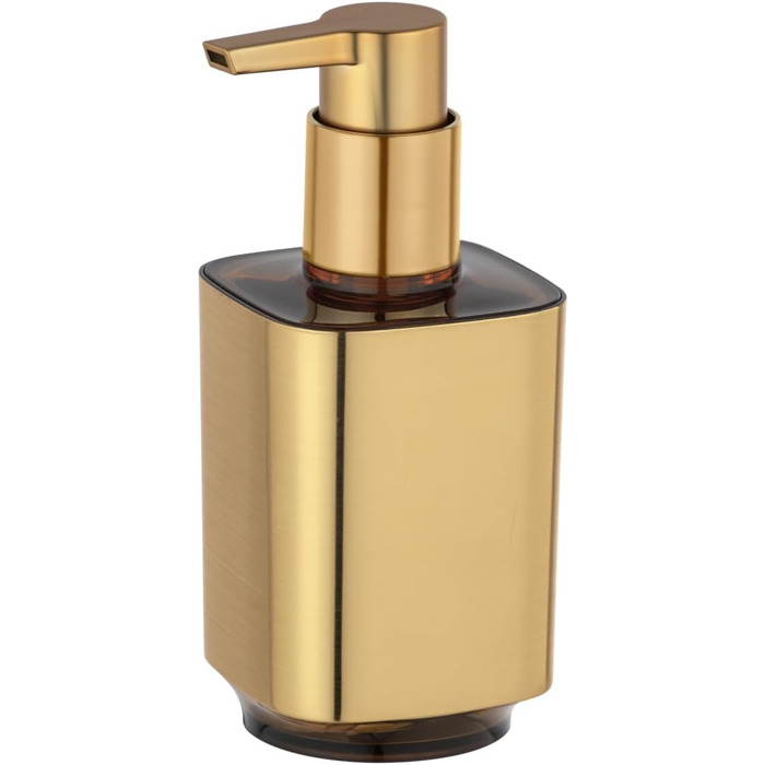 Дозатор для мила WENKO Auron Gold, 300 мл, пластиковий, для ванної та кухні