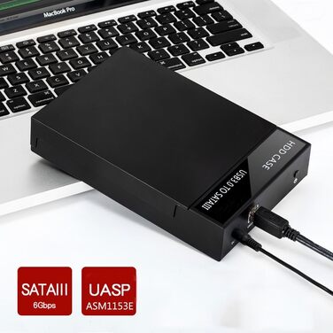 Зовнішній корпус для HDD/SSD RSHTECH USB 3.0 SATA 3.5''/2.5'' до 24 ТБ, RSH-319