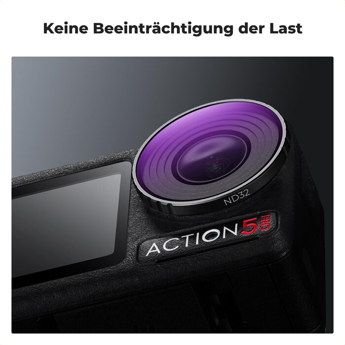 Фільтри K&F Concept ND/CPL для DJI Osmo Action 4/5 PRO: набір 4 шт (CPL, ND8, ND16, ND32)