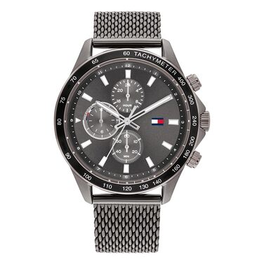 Годинник чоловічий Tommy Hilfiger аналоговий кварцовий сірий з браслетом