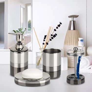 Набір рушників Nu Stahl TRIUNE (4 шт.) - комплект для ванної кімнати