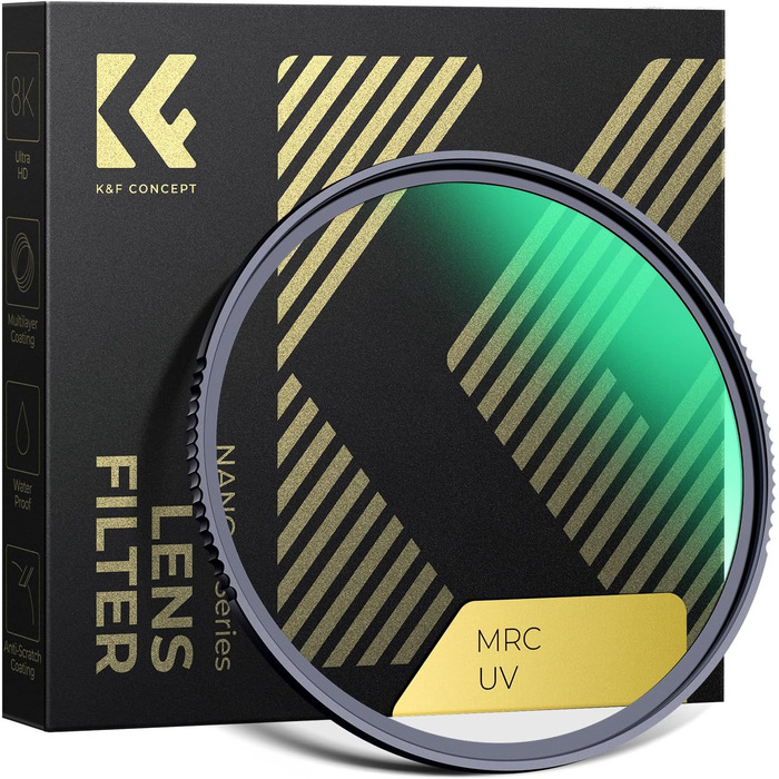 Фільтр UV K&F Concept Nano X-Serie 58mm Schott-Glas, 28 шарів MC, Super Slim, захист від ультрафіолету