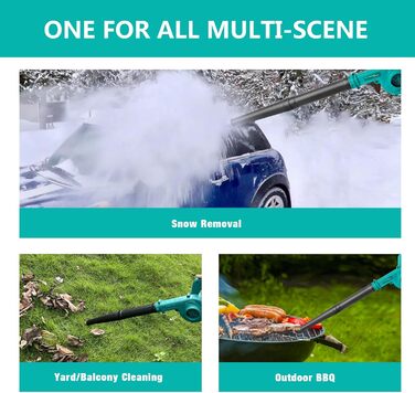 Акумуляторний повітродув Waitley для Makita 18V, 169 км/год, регулювання швидкості, без акумулятора і зарядки