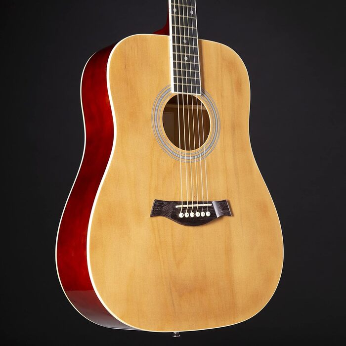 Акустична гітара Red Hill D-1-CE Dreadnought з Cutaway та верху з липи, електроакустична гітара з підсилювачем
