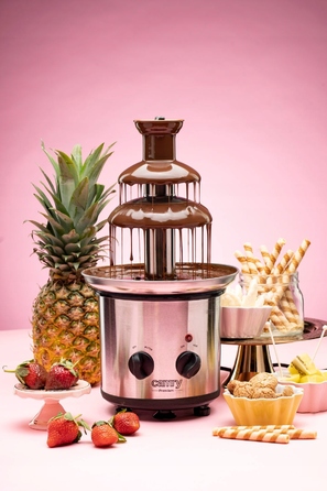Домашній шоколадний фонтан на 3 яруси для fondue, 320 Вт
