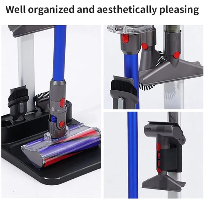 Підставка для пилососів Dyson V7, V8, SV10, V11, SV12, V15 - Freistehender Vakuum-Ständer