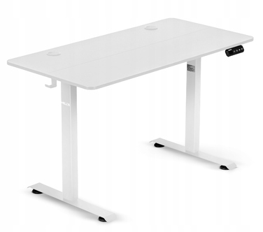 Електричний стіл з регулюванням висоти Hell's Chair White, 120x60 см