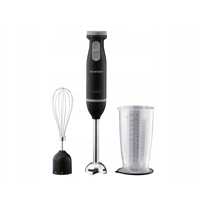 Ручний блендер SilverCrest SSMS 600 E5, 600 Вт, чорний