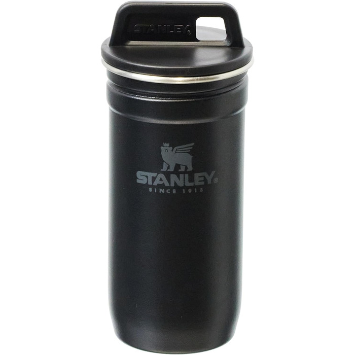 Набір келихів для шотів STANLEY Adventure Nesting 59 мл, нержавіюча сталь, чорний матовий - компактні, без BPA, для подорожей