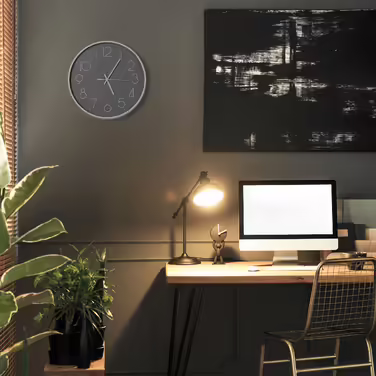 Relaxdays Modern Wall Clock