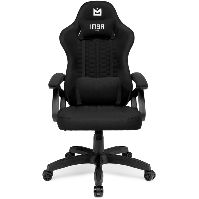 Ігрове крісло IMBA seat Guardian, тканина, чорний
