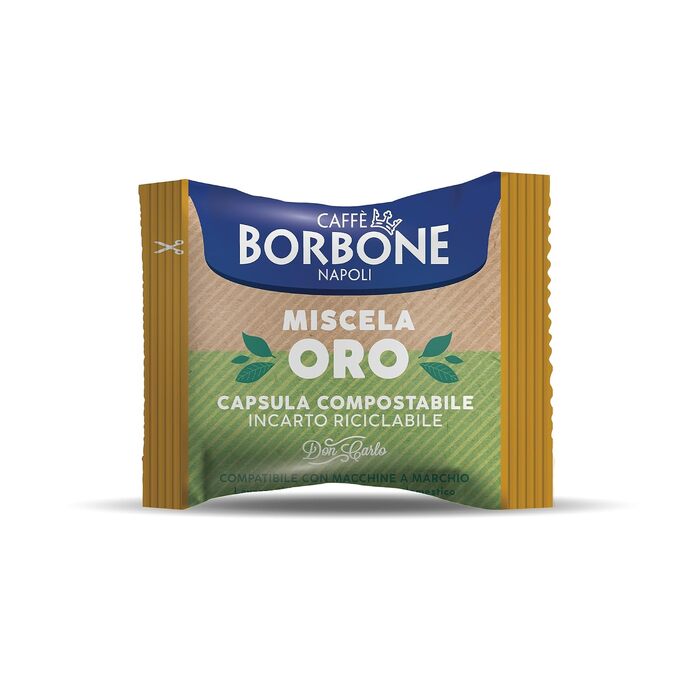 Кава в капсулах Caffè Borbone Don Carlo Gold, сумісні з Lavazza A Modo Mio, 100 шт