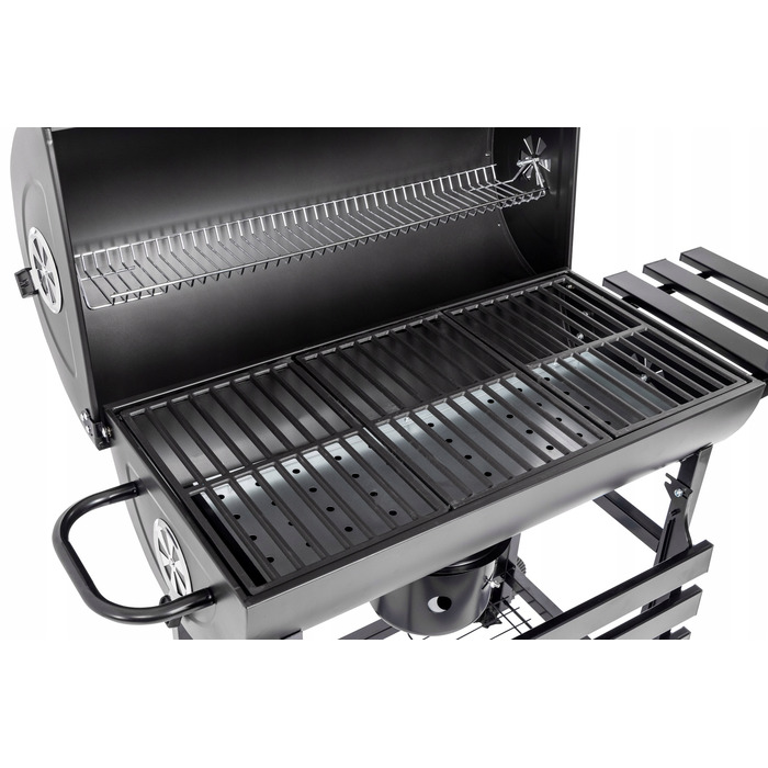 Вугільний гриль-бочка Activa Mastercook із чавунною решіткою, 71 x 35 см - 11260