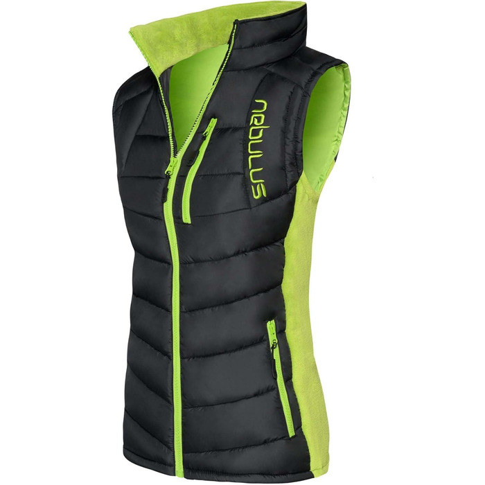 Жилет Nebulus Weste Revival Daen чорного та лаймового кольору, розмір S