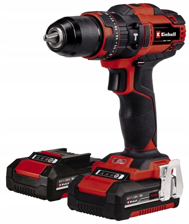 Ударний дриль-шурупокрут Einhell TE-CD 18/40 Li-i +64 (2x2,0Аг)