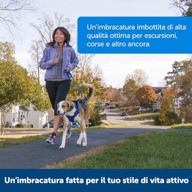 Шлейка для собак PetSafe EasySport, повністю з м'якою підкладкою, еластичний комір, розмір S (M, червоний), 9-16,5 кг