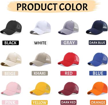 Персоналізована бейсболка з вишивкою, логотипом та друком фото, зображення. Регульована кепка в подарунок на Різдво для мами, тата, чоловіка, жінки, друга (бейсболка з сіткою)