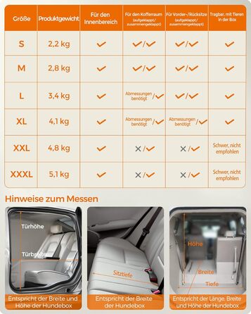 Клітка для собак Feandrea, переноска для собак, середнього розміру, сіра, 60 x 42 x 42 см