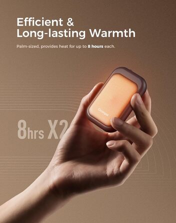 Електричні грілки для рук OCOOPA UT4 Young (Wiesenblumen), 5000mAh, 2 шт. - Компактні, Водонепроникні, Швидкий нагрів