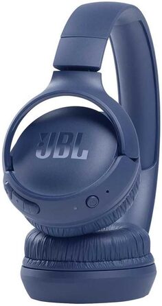 Навушники JBL Tune 510 BT Bluetooth – бездротові, складні, з функцією гучного зв'язку, сумісні зі голосовими асистентами, до 40 годин роботи (блакитні)