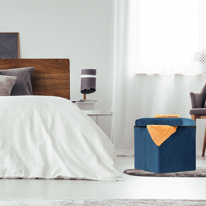 Relaxdays Ottoman з місцем для зберігання речей