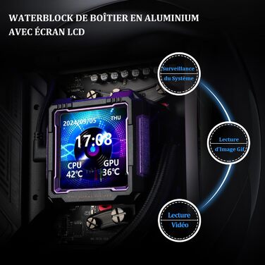 TR FW PRO 360 ARGB: Смарт-система водяного охолодження CPU з IPS LCD екраном 320x320 для AM5/Intel 1700/1851