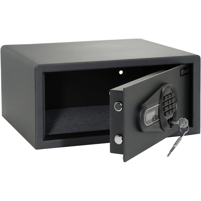 Сейф офісний Tresor COMPACT III, сталевий, чорний, 20x31x20 см, електронний замок, об'єм 25.5 л