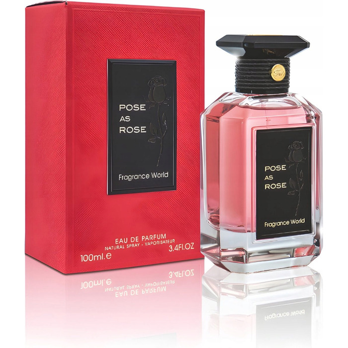 Оригінальний парфум Fragrance World Pose As Rose, 100 мл, EDP + пробник у подарунок!!!