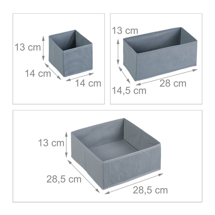 Relaxdays Drawer Organizer Set (8-Piece)