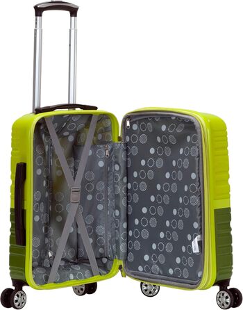 Чемодан Rockland Melbourne Hardside розкладний, спінне колесо, 2 шт. (20'/28'), 2TONEGREEN