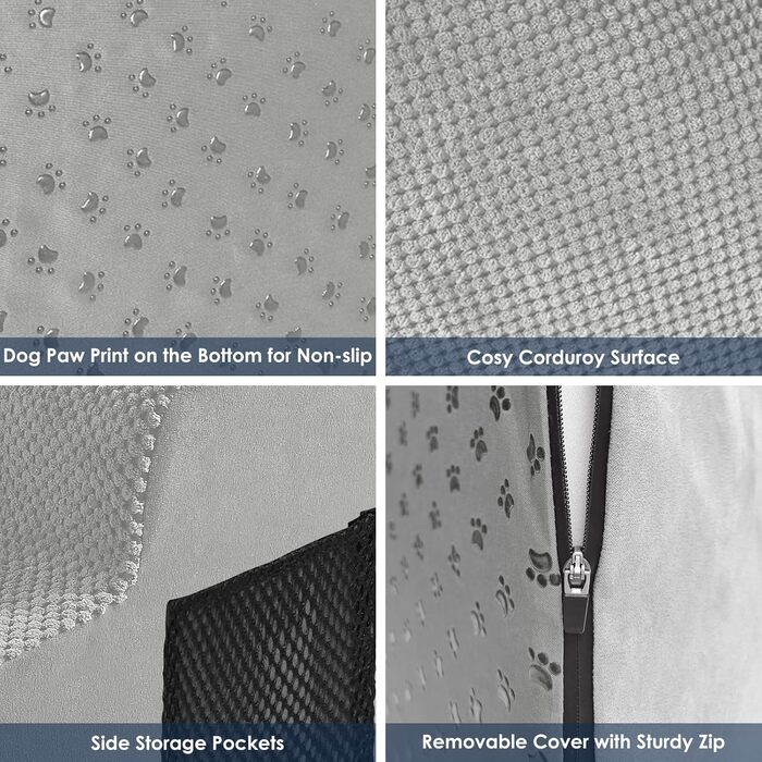 Сходинки для собак 2 шт., портативна сходинка для домашніх тварин з миючим покриттям, для маленьких собак, котів, з щільного поролону для ліжка та дивану